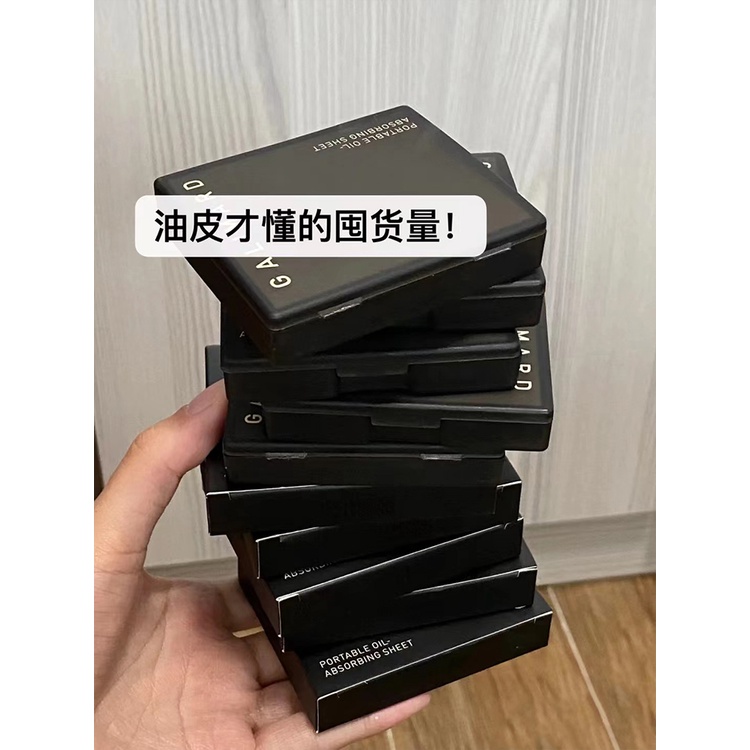 Dầu Trang Điểm Thấm Hút Dầu Không Trang Điểm!✨Giấy Thấm Dầu Kèm Gương Soi Tiện Lợi Dành Cho Da Mặt