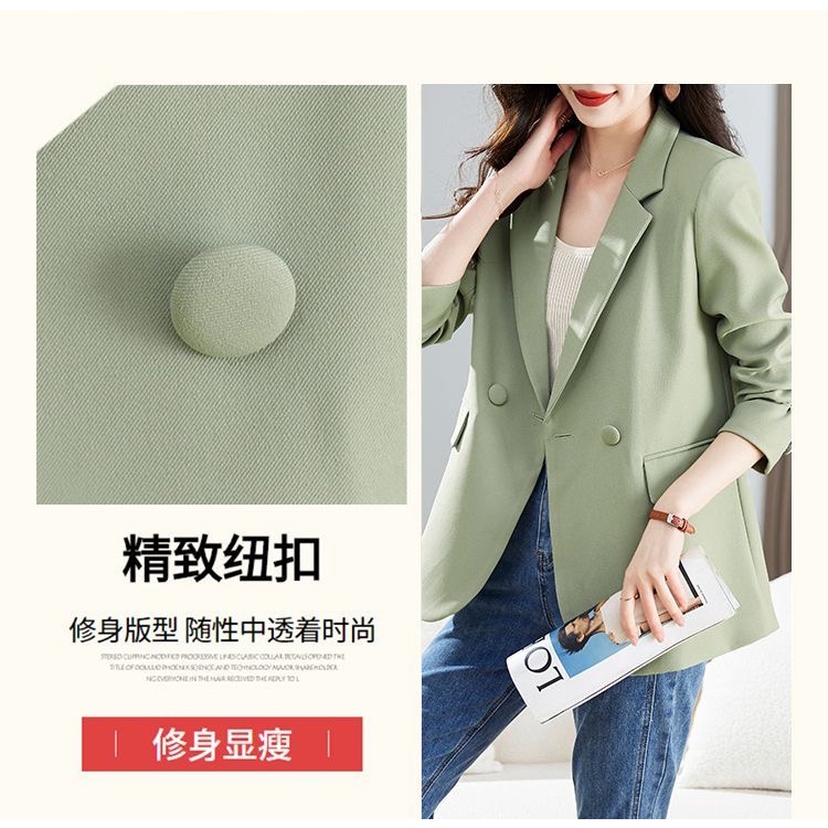 Áo Khoác Vest Phong Cách Anh Quốc Thời Trang Xuân Thu Cho Nữ