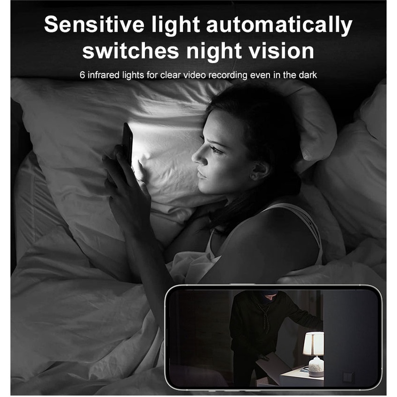 Camera mini x2 1080p hd tầm nhìn ban đêm camera wifi trong nhà an ninh xem từ xa máy quay không dây phát hiện chuyển động cam