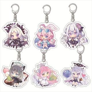 Blue archive blue archive archive archive bird touring hoshino kuromi akai chanel wolf white keychain mặt dây chuyền acrylic