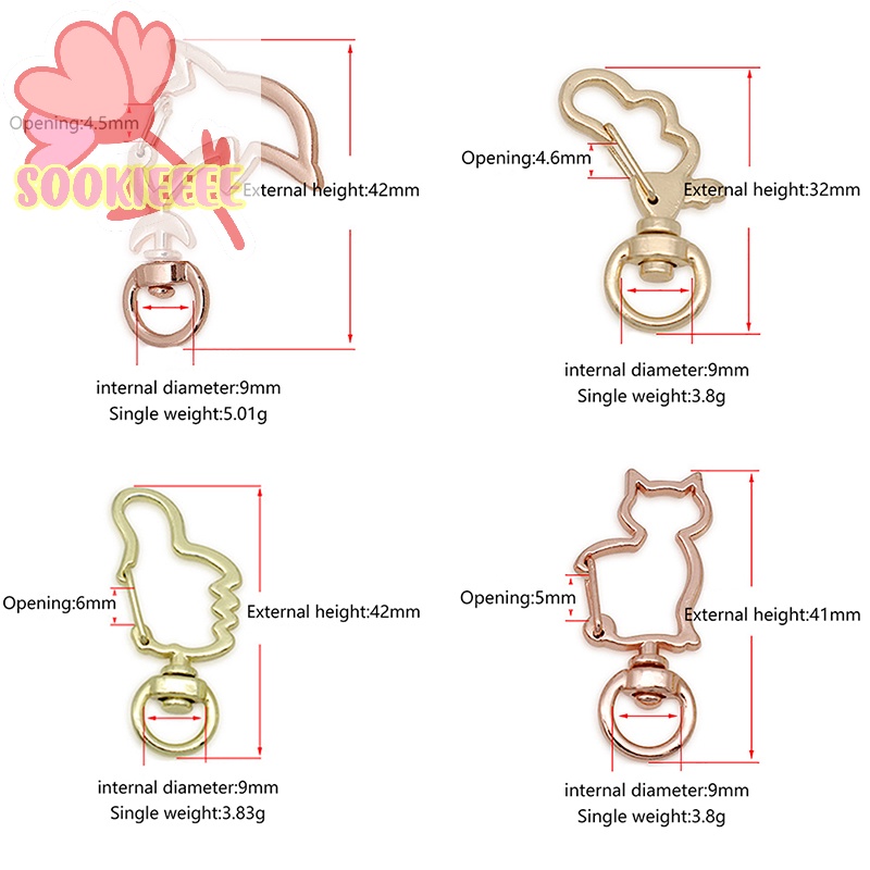 Set 5 Móc Khóa Hình Tôm Hùm Dễ Thương Cá Nhân Hóa