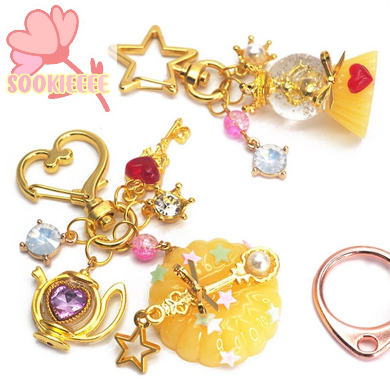 Set 10 Móc Khóa Hình Trái Tim Rỗng diy