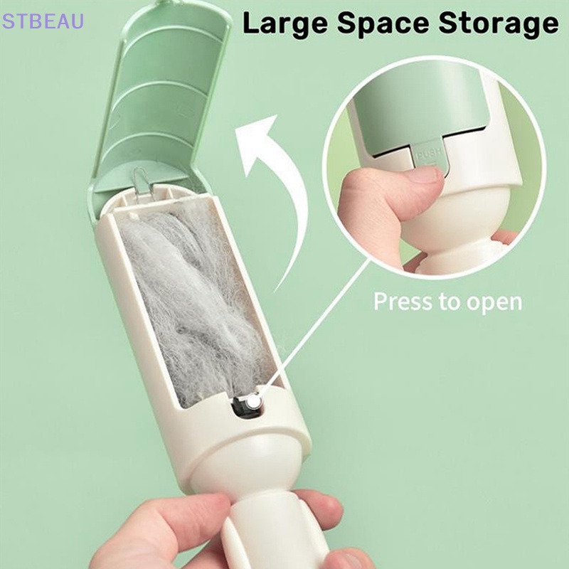 Pet hair remover quần áo tĩnh điện multi-purpose brush cat dog hair sticker roller sticker self-cleaning lint hair remover mme