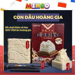 Đồ chơi khảo cổ học Ấn Hoàng Gia Dấu mộc của vua sưu tầm ấn của các vị vua qua nhiều triều đại -MINGO