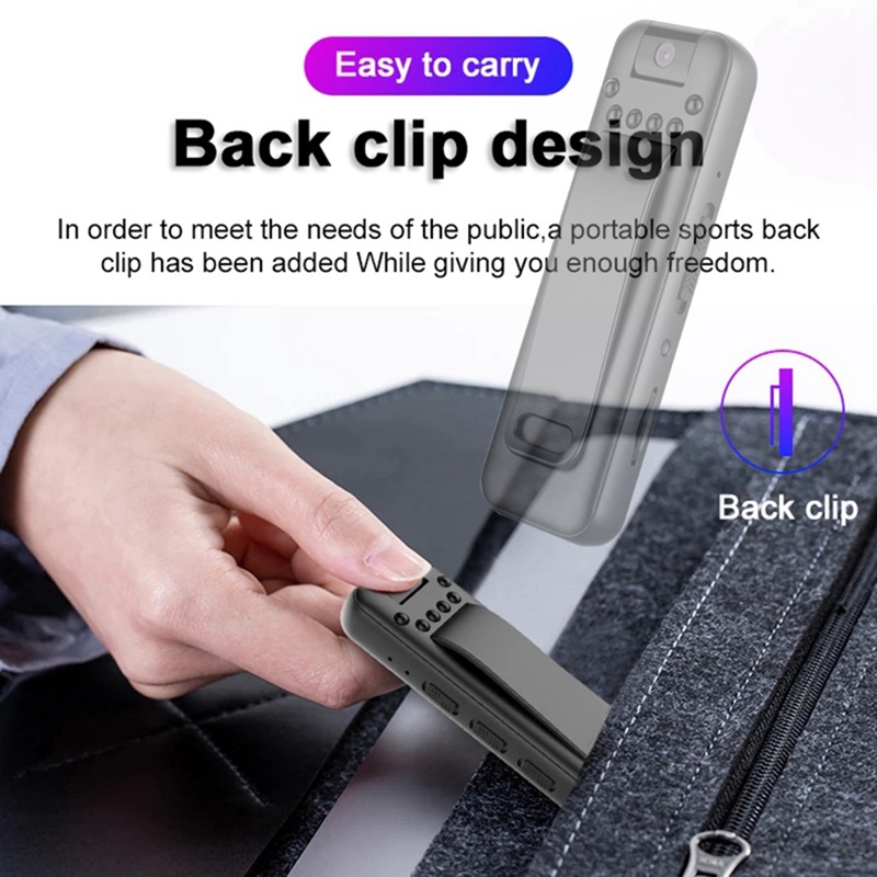 Camera full hd 1080p mini full hd Có Thể Quay Ban Đêm Thẻ Nhớ 180 Độ ° Ống Kính Xoay Tròng Nhiều Màu Sắc