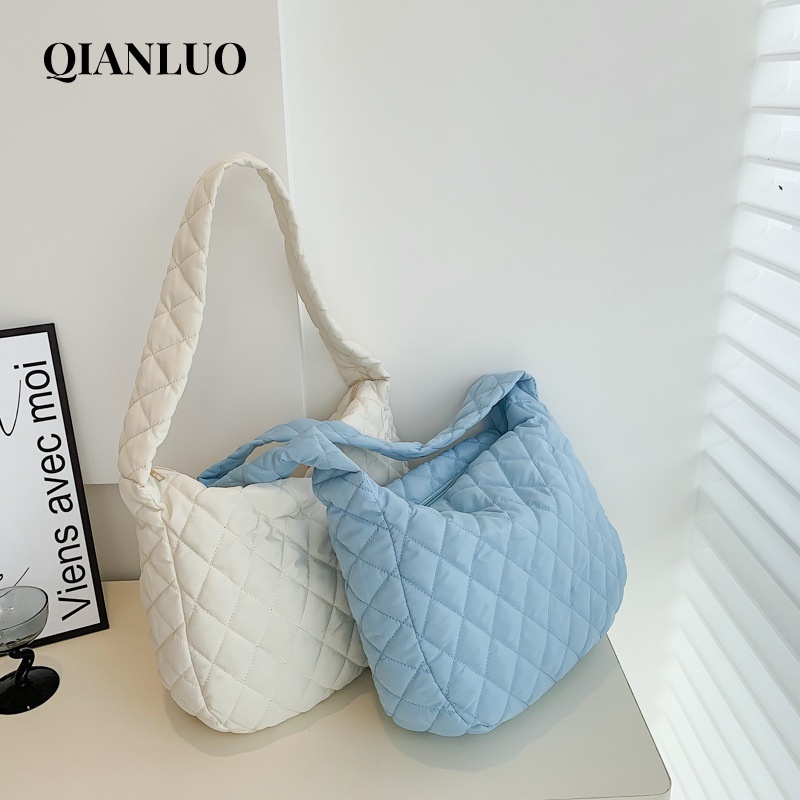 QIANLUO carlyn bag túi xách nữ thiết kế gấp nếp đám mây phong cách Hàn Quốc thời trang cho nữ 2023 NEW L91TR5C