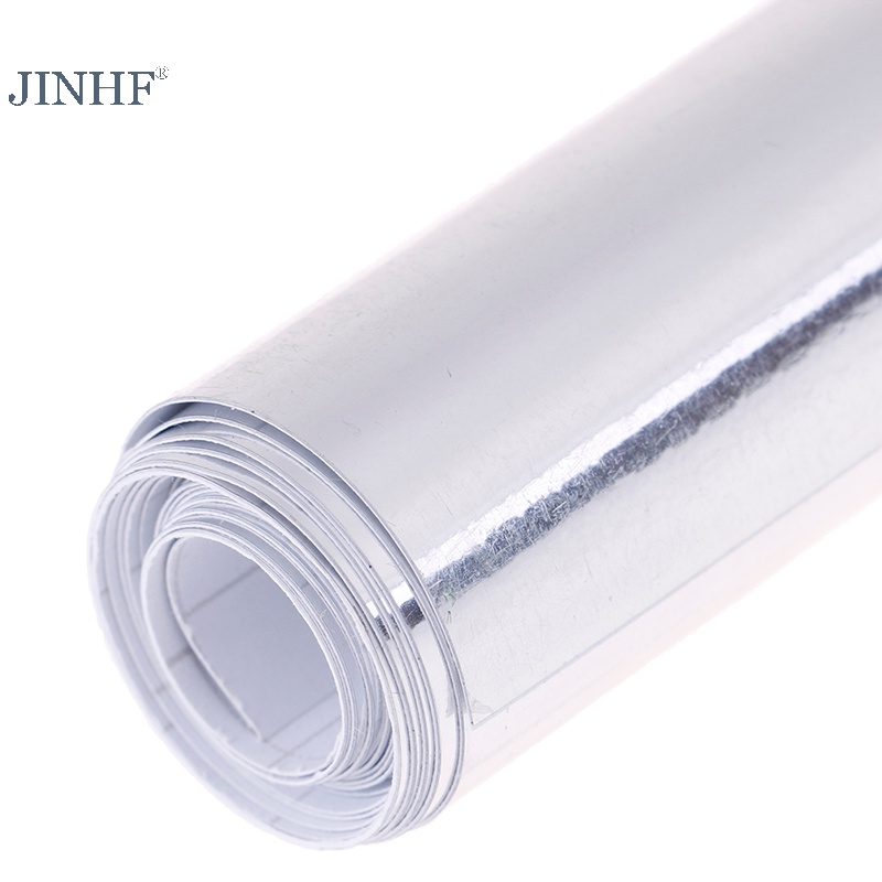 Màng decal vinyl crom dán ô tô JINHF gương bóng màu bạc đàn hồi