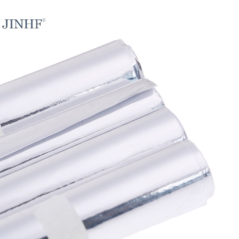 Màng decal vinyl crom dán ô tô JINHF gương bóng màu bạc đàn hồi