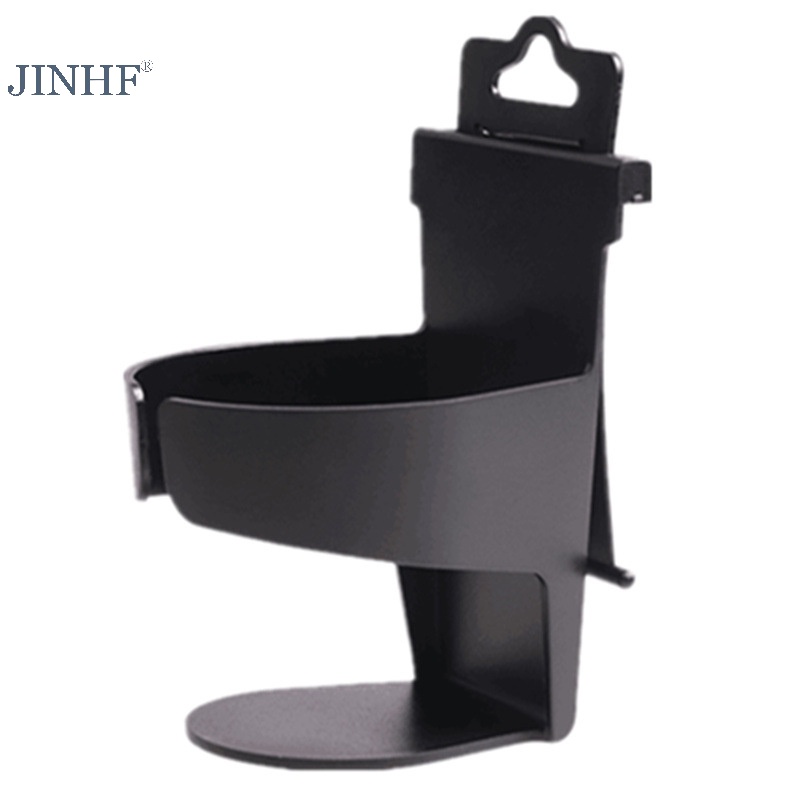 Jinhf giá đỡ cốc trên ô tô có thể điều chỉnh đa năng cửa xe tải màu đen gắn chai nước uống đứng nóng