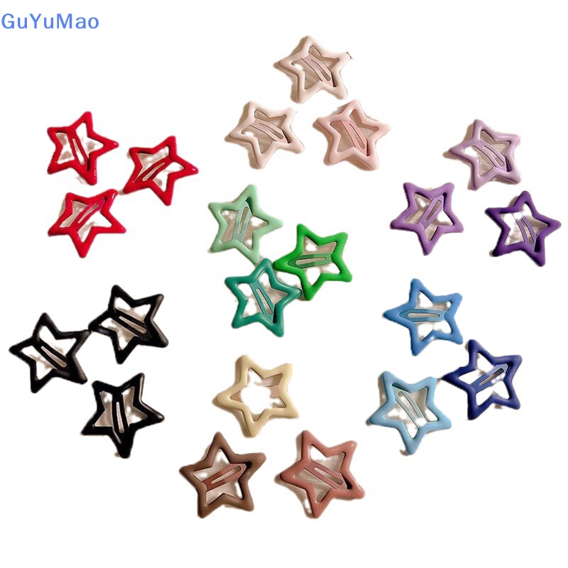3/4 cái đầy màu sắc ngôi sao bb kẹp tóc phụ nữ grils dễ thương kim loại ngôi sao kẹp tóc bên barrettes kẹp tóc mũ nón phụ kiện tóc prta