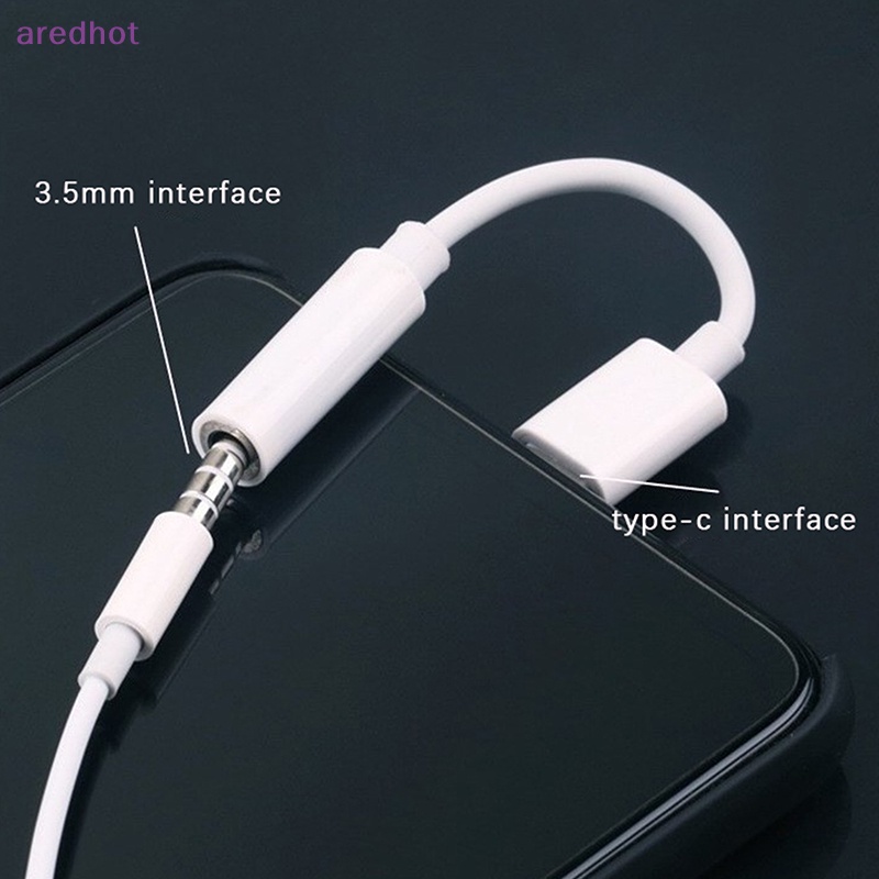 Aredhot type c sang 3.5mm aux adapter type-c 3.5 jack audio cable for phone headphone converter mới