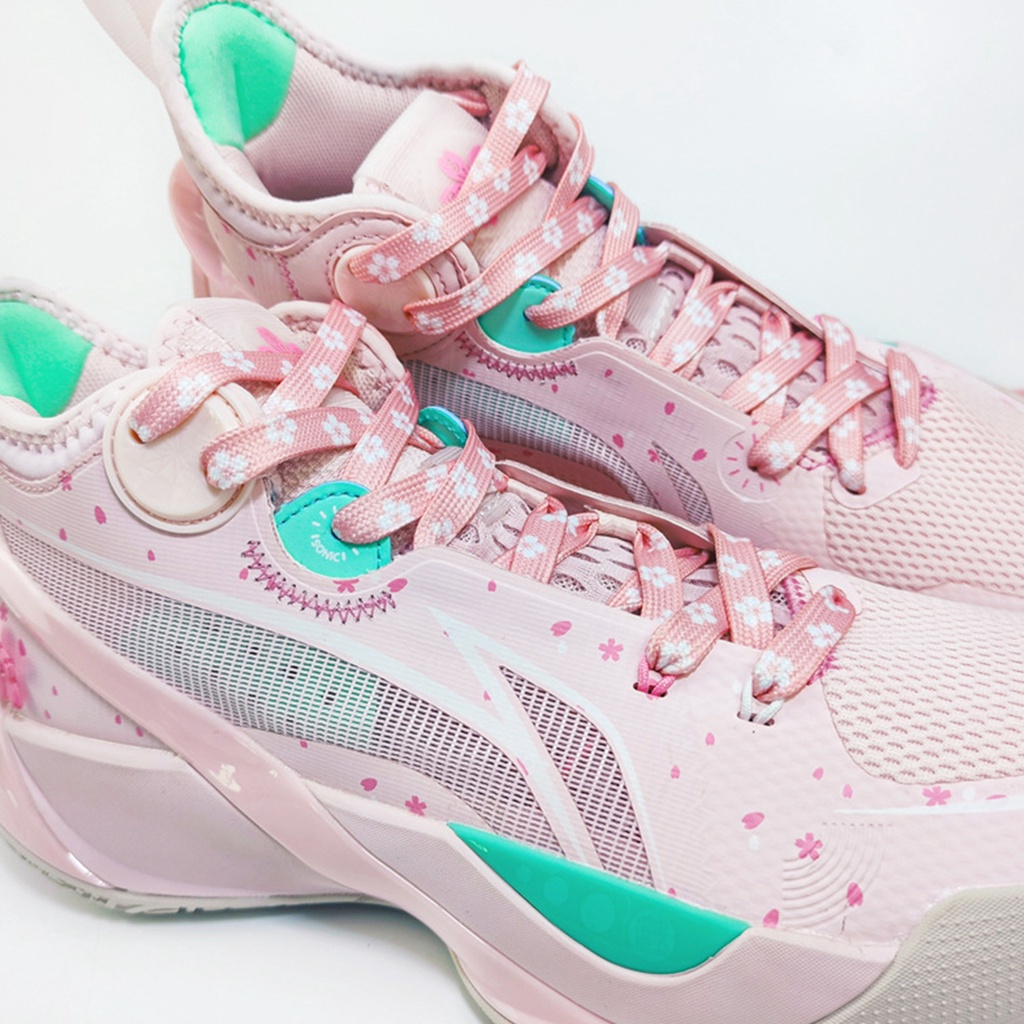 1 Cặp Dây Giày In Hình Hoa Anh Đào Nhiều Kiểu Dáng Thời Trang Dành Cho Nữ