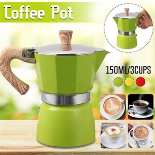 Moka Pot Espresso Cafe - Ấm pha cafe espresso phong cách châu âu