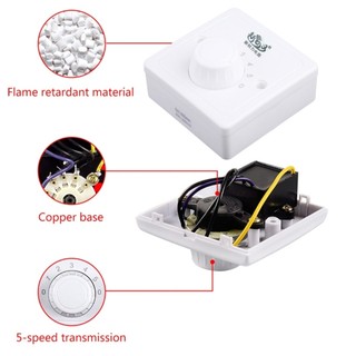 Công Tắc Điều Khiển Tốc Độ Quạt 5 Số redsun2