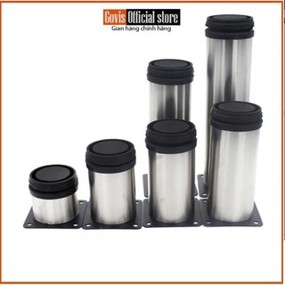Chân bàn trụ Inox Kiểu 1 - Loại đặc biệt có thể điều chỉnh thêm độ cao từ 1-1.5cm 