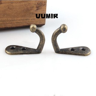 UUMIR Bộ 10 móc kim loại gắn tường treo đồ dùng