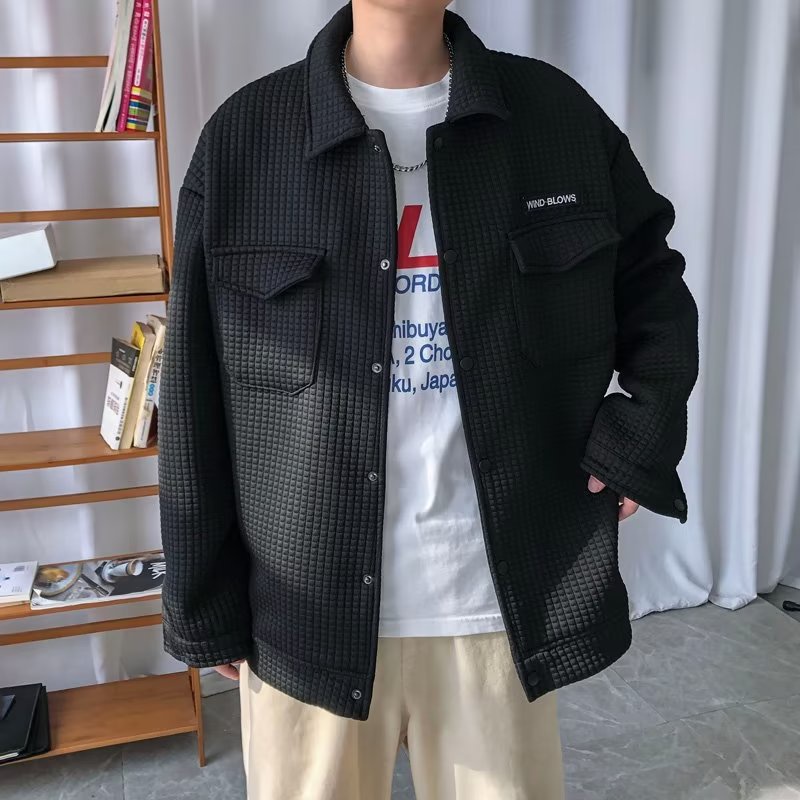 Áo Khoác Nam Dáng Rộng Thời Trang Phong Cách