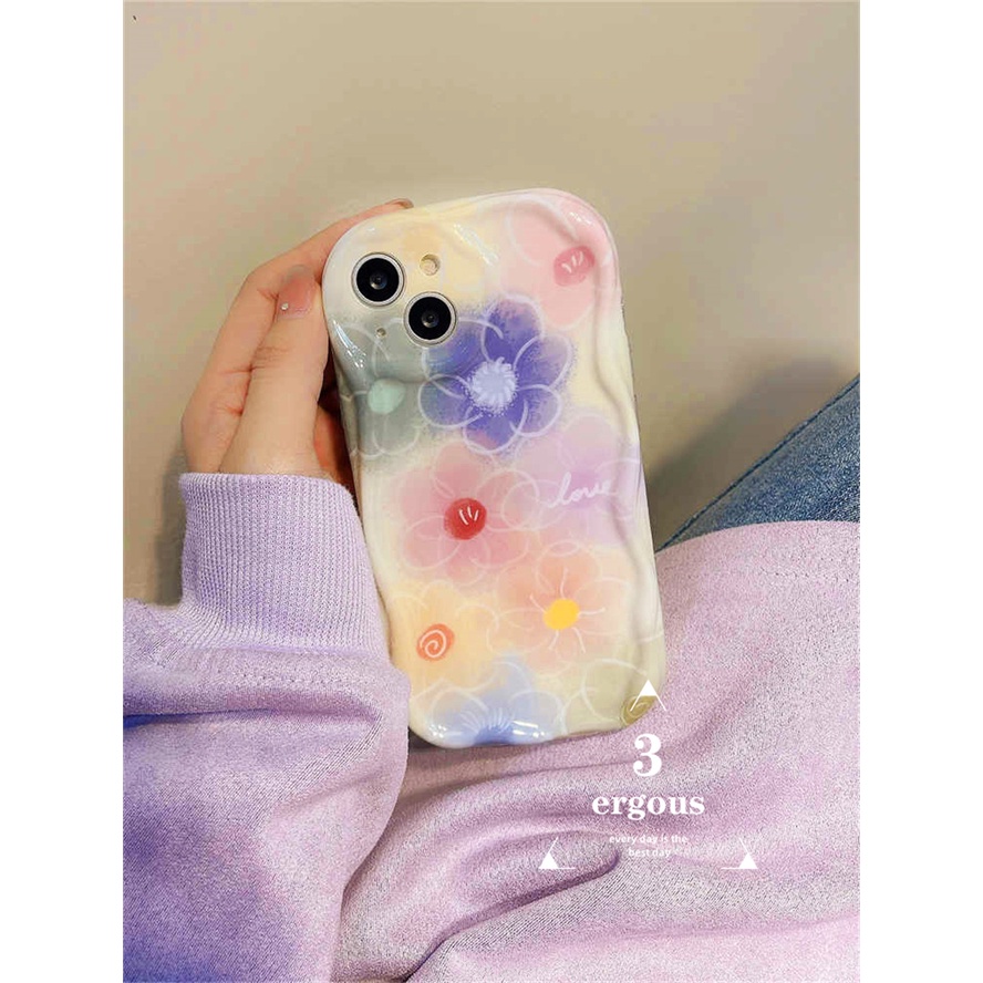 Ốp Điện Thoại TPU Mềm Họa Tiết Hoa Nhiều Màu Sắc Cho IPhone 14 13 12 11 Pro Max SE2020 X XR Xs Max 7 8 6 6s Plus