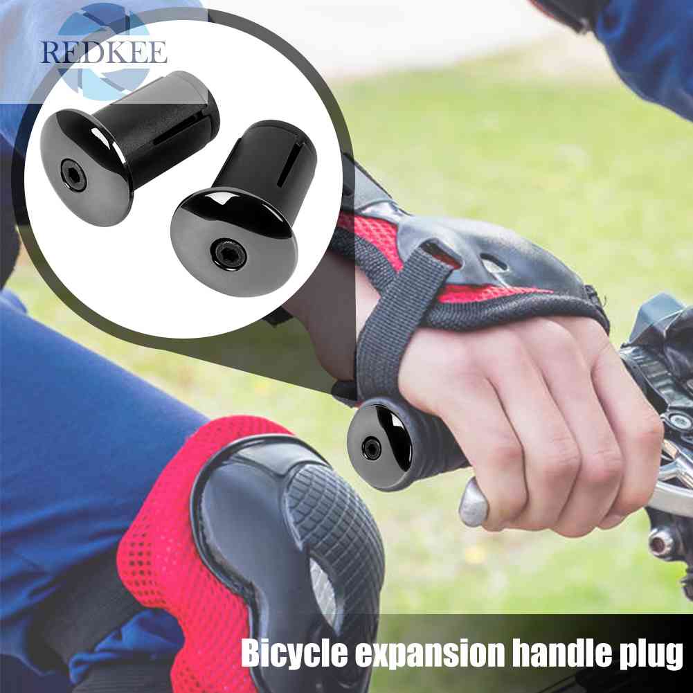 Set 2 Nút Gắn Tay Lái Xe Đạp MTB Chất Liệu Hợp Kim Nhôm