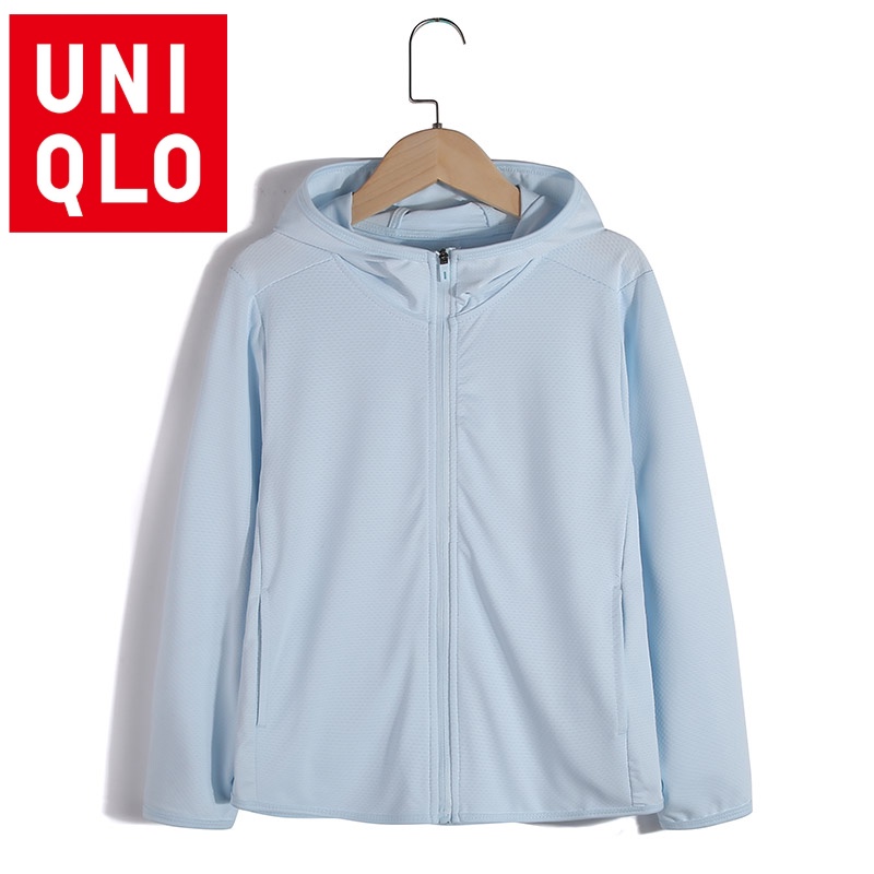 Uniqlo Áo Khoác Chống Nắng Thoáng Khí Thoải Mái Thời Trang Mùa Hè Cho Bé Gái