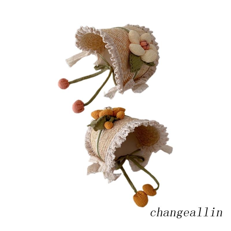 Mũ Bonnet Chống Nắng Thời Trang Mùa Hè Cho Bé Gái