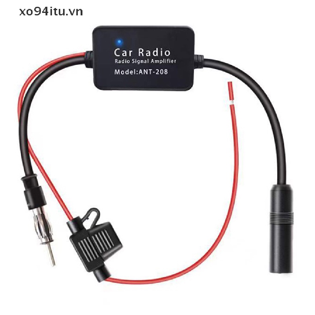 Ăng Ten Khuếch Đại Tín Hiệu FM / AM 12V Chống Nhiễu Cho Xe Hơi Amp 2022 VN