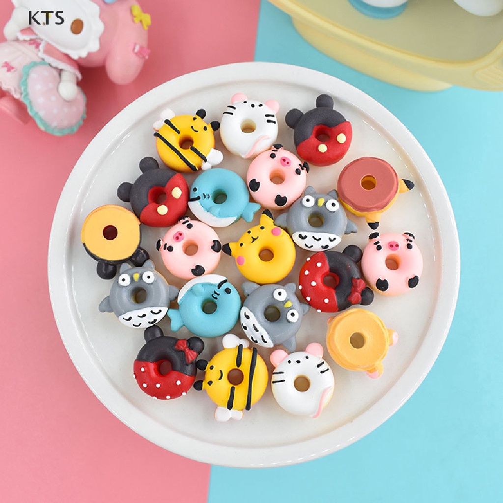Set 5 Mô Hình Bánh Donut Dễ Thương Dùng Để Trang Trí Nhà Búp Bê