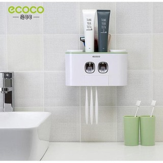 Bộ nhả kem đánh răng tự động COCO (tặng kèm 4 cốc)