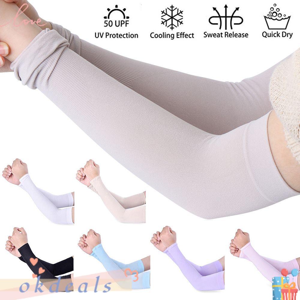 Găng Cánh Tay Chống Nắng Dùng Chơi Bóng Rổ / Chạy Bộ Thời Trang Mùa Hè Sự Bả
