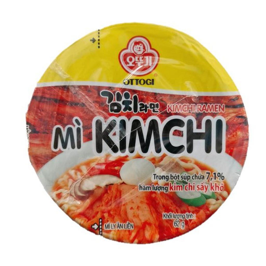 Mì ly kim chi Ottogi 62g