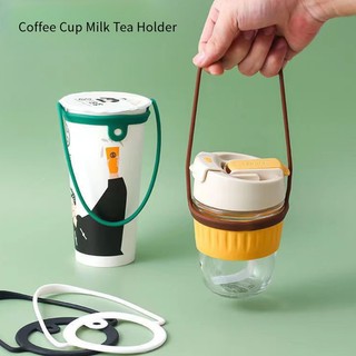 Vỏ bọc tay cầm bình sữa / cốc cà phê bằng silicone chống bỏng