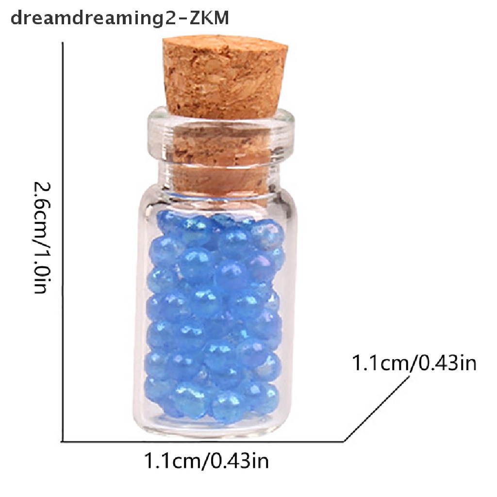 Bộ 2 Lọ Điều Ước Mini Dạ Quang Dùng Trang Trí Nhà Búp Bê DIY