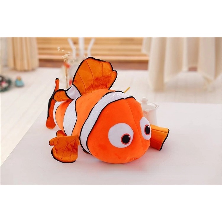 Thú Nhồi Bông Hình Cá Hề Nemo Đáng Yêu 25cm
