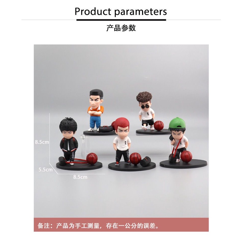 Mô Hình Nhân Vật Trong Slam Dunk Trang Trí Bánh Kem