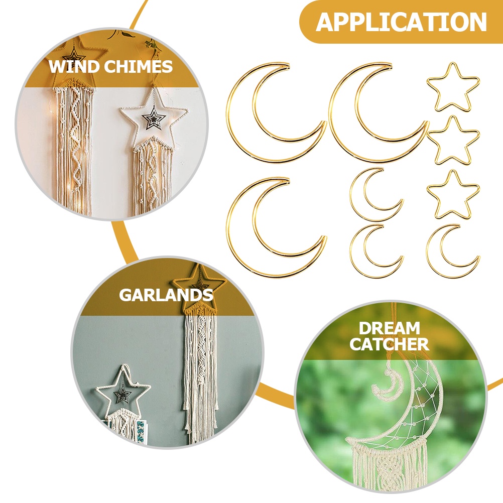 Set 9 Vòng Dream Catcher Xinh Xắn Dùng Để Trang Trí