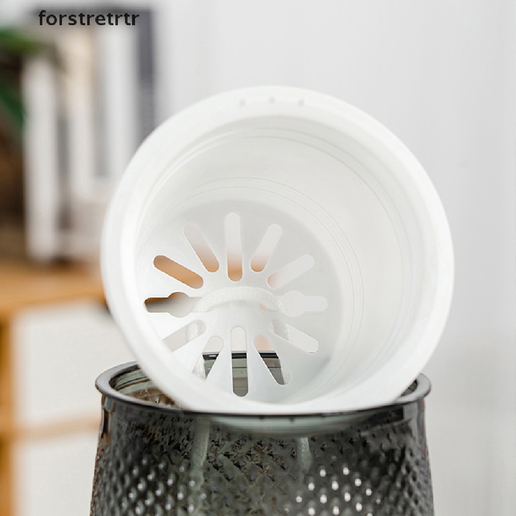 1 Chậu Cây Tự Tưới Nước Hình Tròn Mini Bằng Nhựa