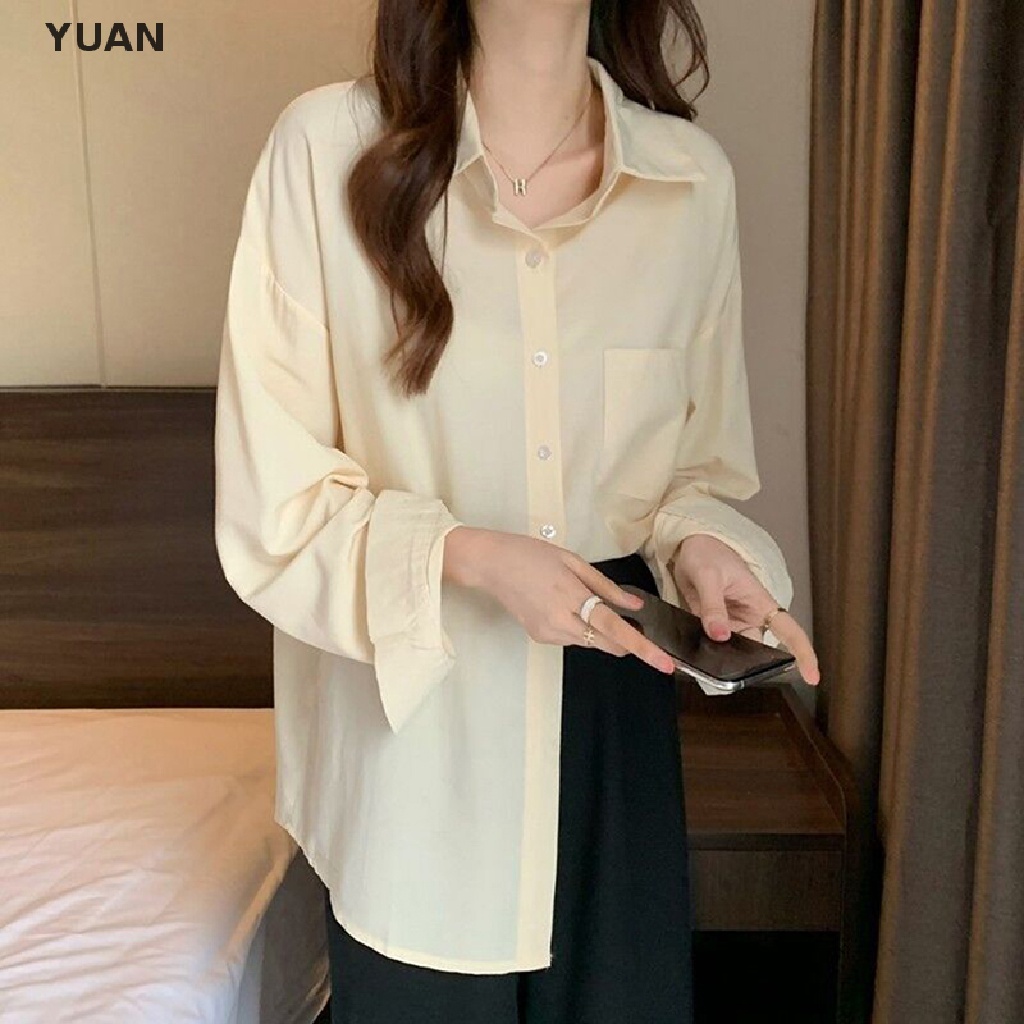 Áo sơ mi CRLNHC tay dài thời trang cổ điển cho nữ