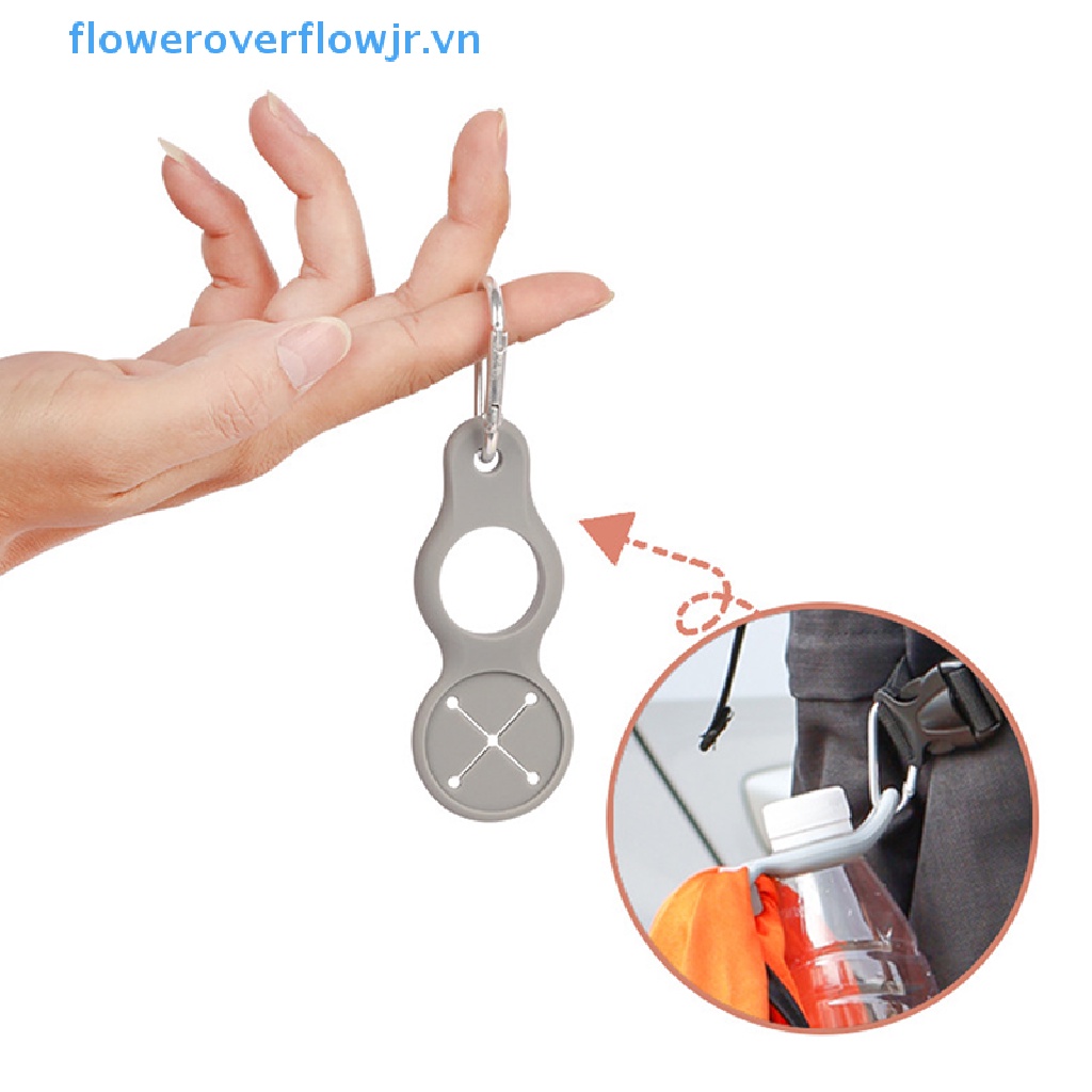 Móc Treo Bình Nước Thể Thao Bằng Silicone Tiện Dụng Cho Hoạt Động Ngoài Trời