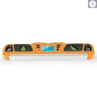 Digital Torpedo Level Protractor Magnetic 4x90°Measuring Range Electronic Angle Grader Inclinometer Electronic Level with   Magnets Incline Test Ruler