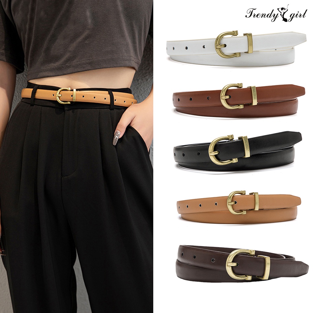 Thắt Lưng Da Giả Chống Mài Mòn Điều Chỉnh Được Độ Bền Cao Trang Trí Quần Jean / Làm Quà Sinh Nhật Cho Bạn Gái