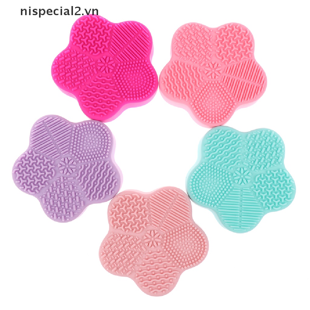 Miếng Silicon Vệ Sinh Cọ Trang Điểm Hình Sao Biển