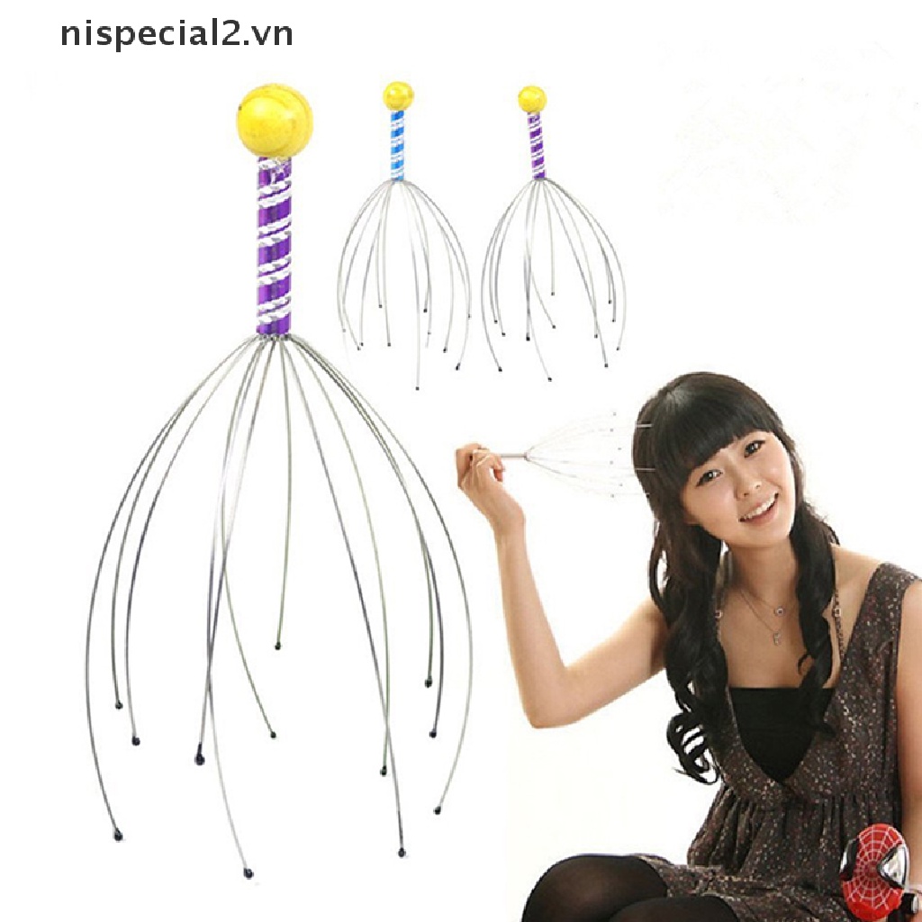 Dụng Cụ Mát Xa Chăm Sóc Da Cổ Hình Đầu Bạch Tuộc Giúp Giảm Căng Thẳng