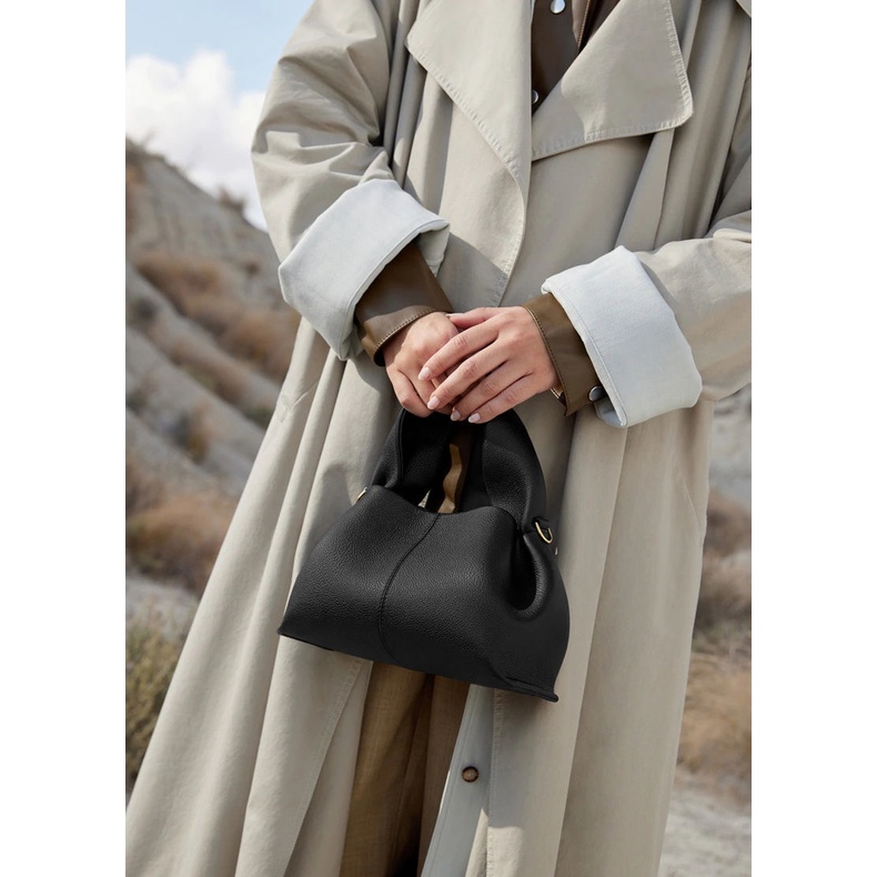 Túi Xách Da Thật Hình Đám Mây Thời Trang 2023 Cho Nữ