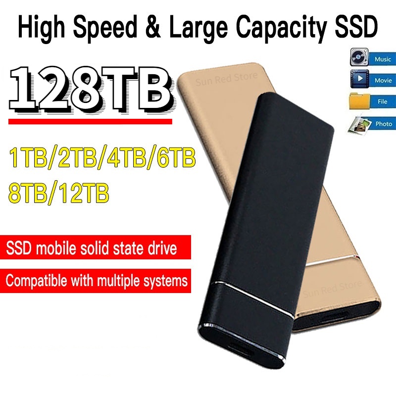 Ổ Cứng SSD Tốc Độ Cao 500GB 8TB 16TB 64TB 128TB Giao Diện usb 3.0, 100% Chính Hãng