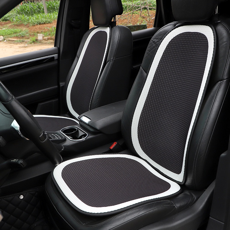 Four Seasons Universal Simple Car Cushion Ice Silk Breathable Mesh Comfortable Soft Car Seat Cushion Internet Celebrity Car Seat Cushion Car Universal Car seat decorative pad car interior accessories