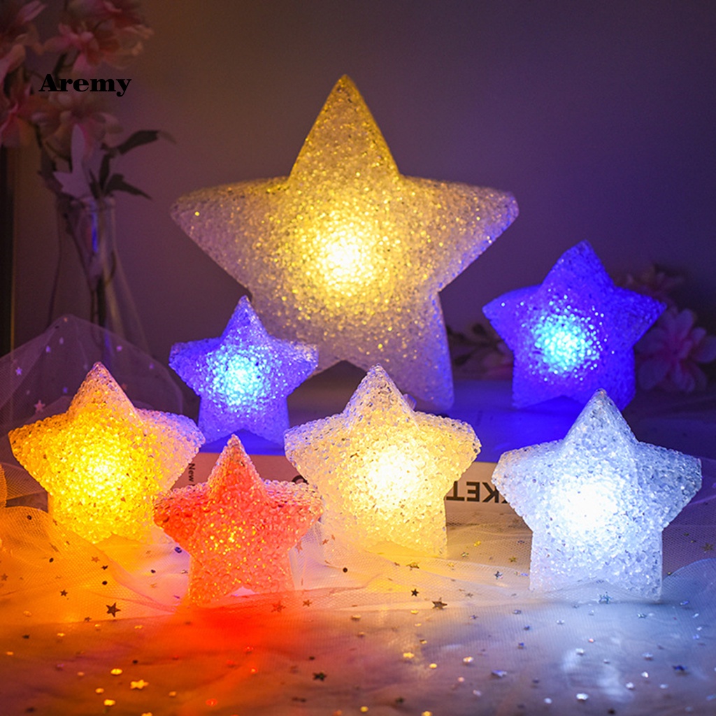Đèn LED Hình Ngôi Sao Nhiều Màu Sắc Cầm Tay Dùng Trang Trí Trong Nhà / Ngoài Trời