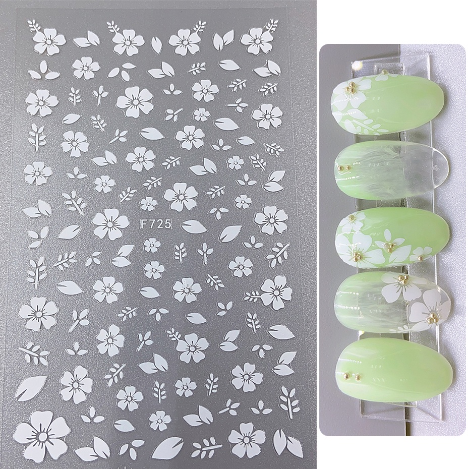 Miếng Dán Trang Trí Móng Tay 3D Hình Hoa Anh Đào 724-727
