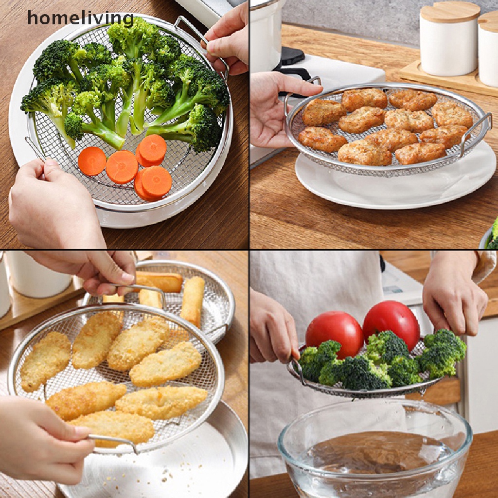 1 Muỗng Lọc Ráo Dầu Bằng Thép Không Gỉ Tiện Dụng Cho Nhà Bếp