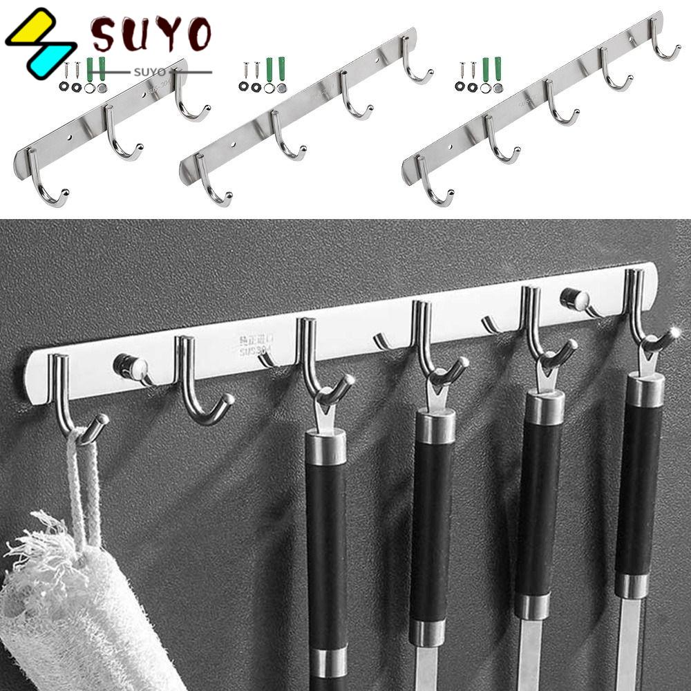 Giá Đỡ Khăn Tắm SUYO Tiện Dụng Cho Gia Đình|Móc Treo Đồ Gắn Tường Bằng Thép Không Gỉ