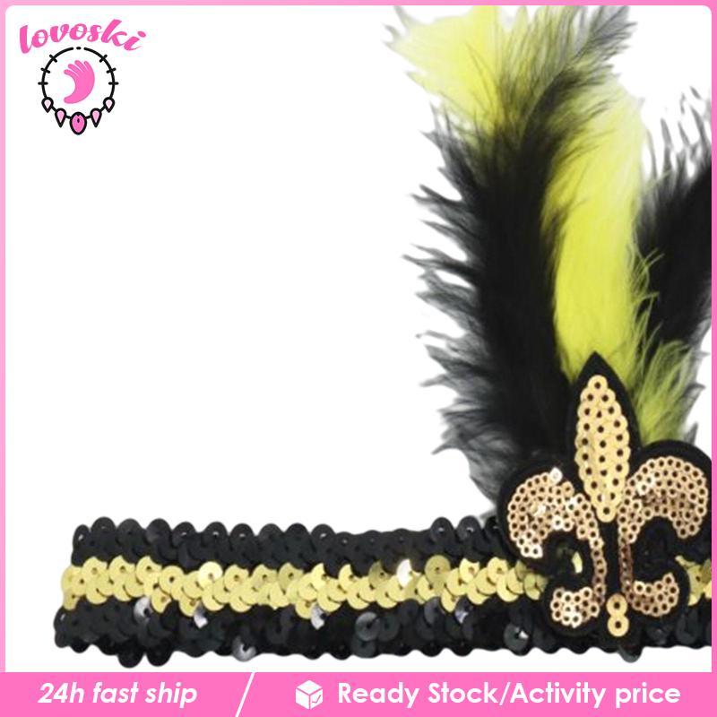 Băng Đô Đính Kim Sa Lấp Lánh Co Giãn Dành Cho Đội Thể Thao Mardi Gras